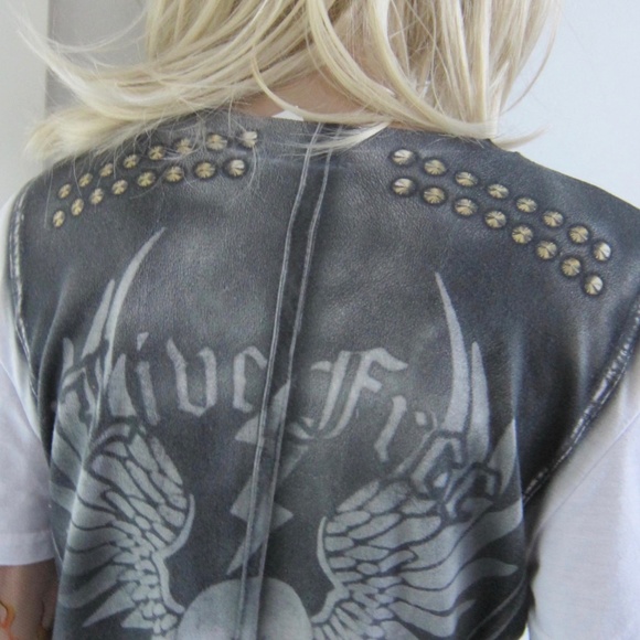 FAUX REAL BIKER MOTO TATTOO T SHIRT - Picture 8 of 12